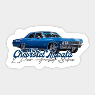 1965 Chevrolet Impala 4 Door Hardtop Sedan Sticker